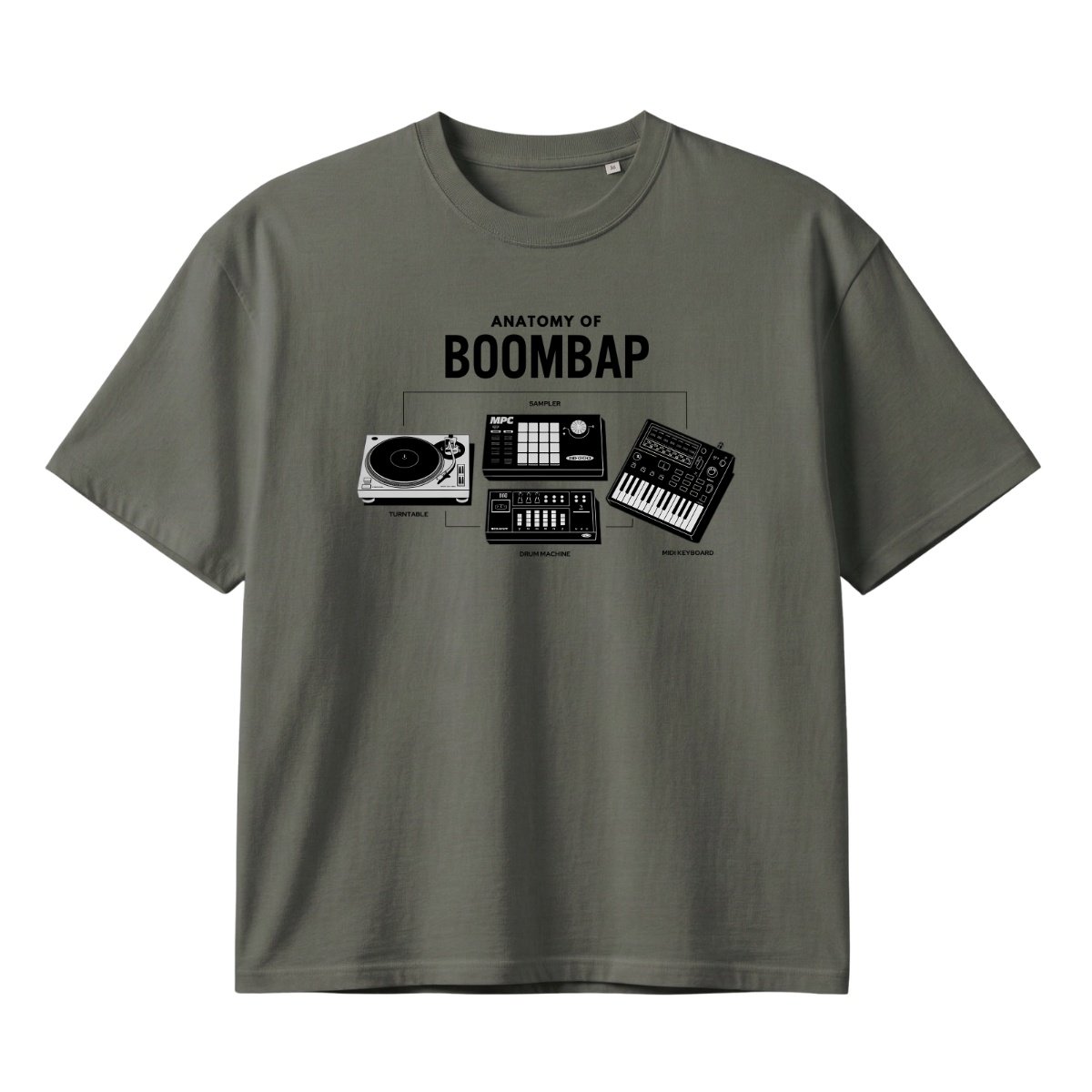 Anatomy Of Boombap - T-shirt oversize – Image 4