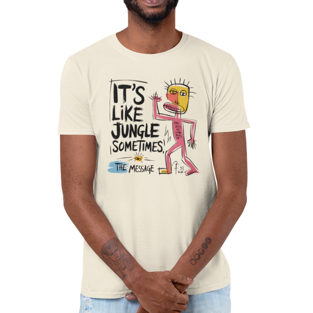 T-shirt old school unisexe