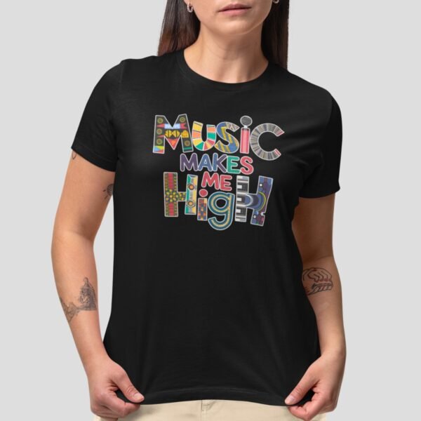 T-shirt musique unisexe