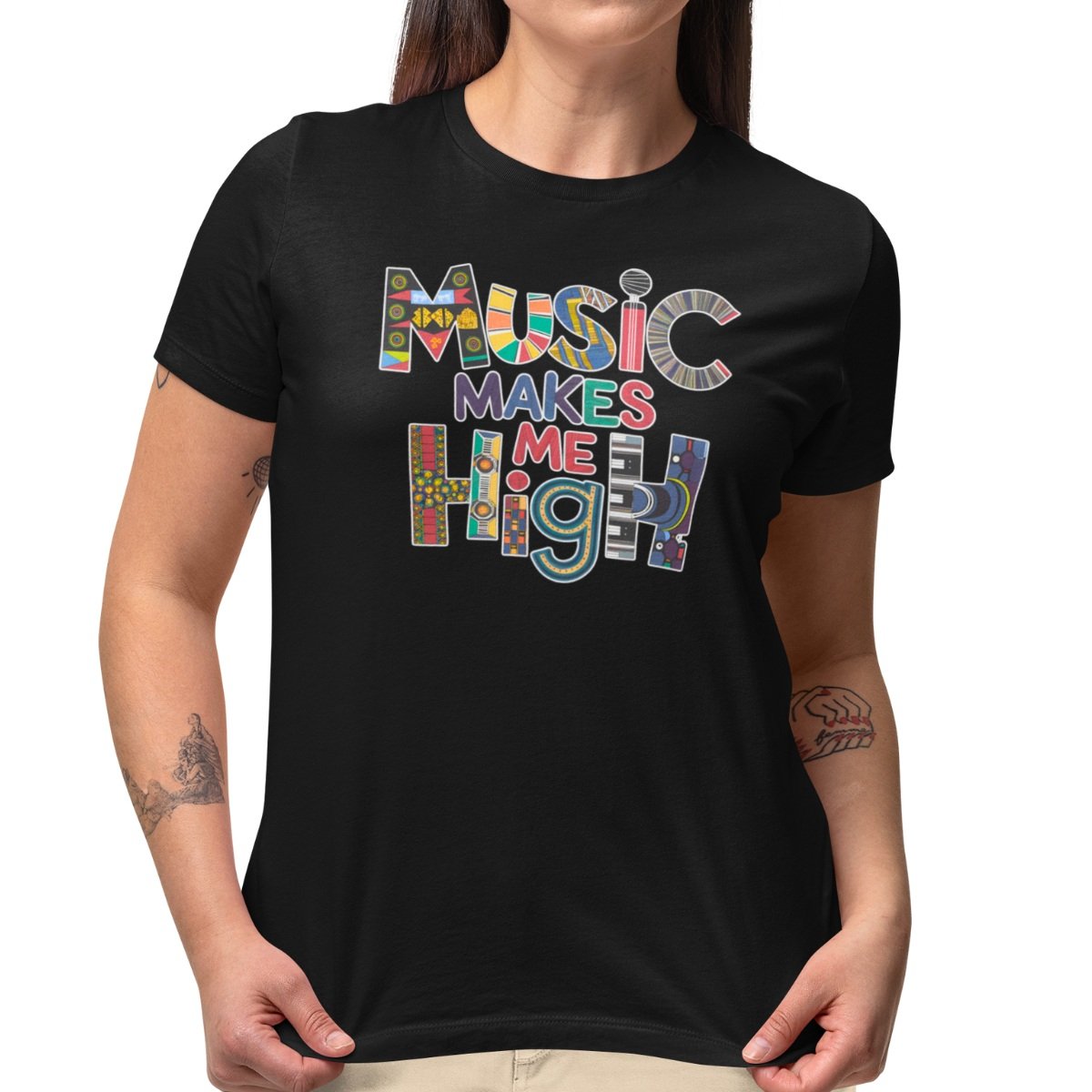 T-shirt musique unisexe
