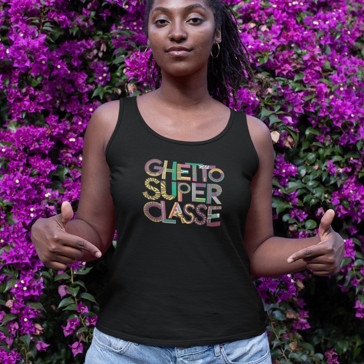 Débardeur streetwear femme - Ghetto Super Classe – Image 6