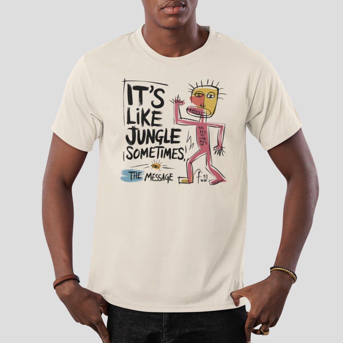 T-shirt old school unisexe