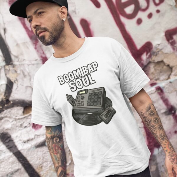 T-shirt unisexe léger Boom Bap Soul en coton bio - Wax & Wear