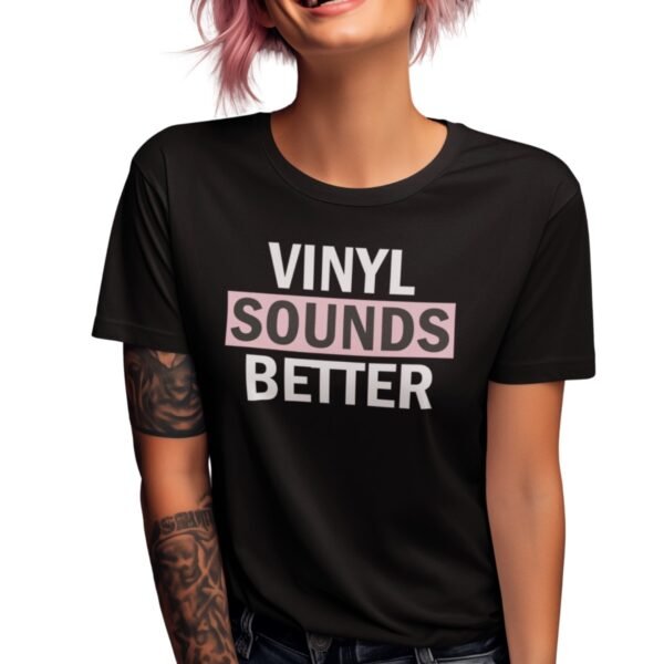 T-shirt vinyle unisexe