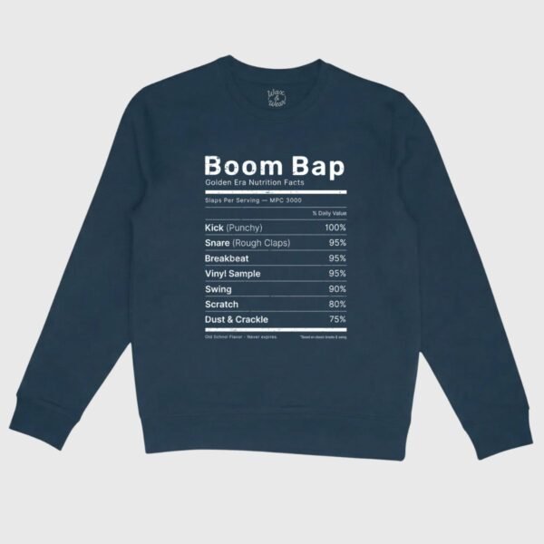 Sweat boom bap Groove Facts Blue Scratch mockup