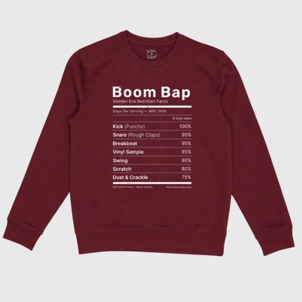 Sweat boom bap Groove Facts Groove Grenat mockup