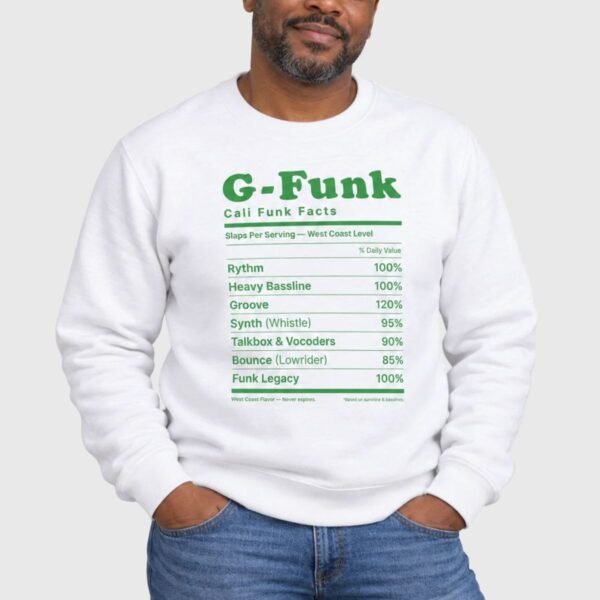 Sweat G-Funk Groove Facts Blanc Studio