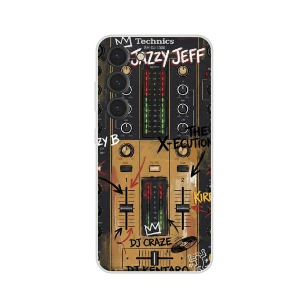 coque samsung dj design Analog Icons Mixer No.01 version Flexi