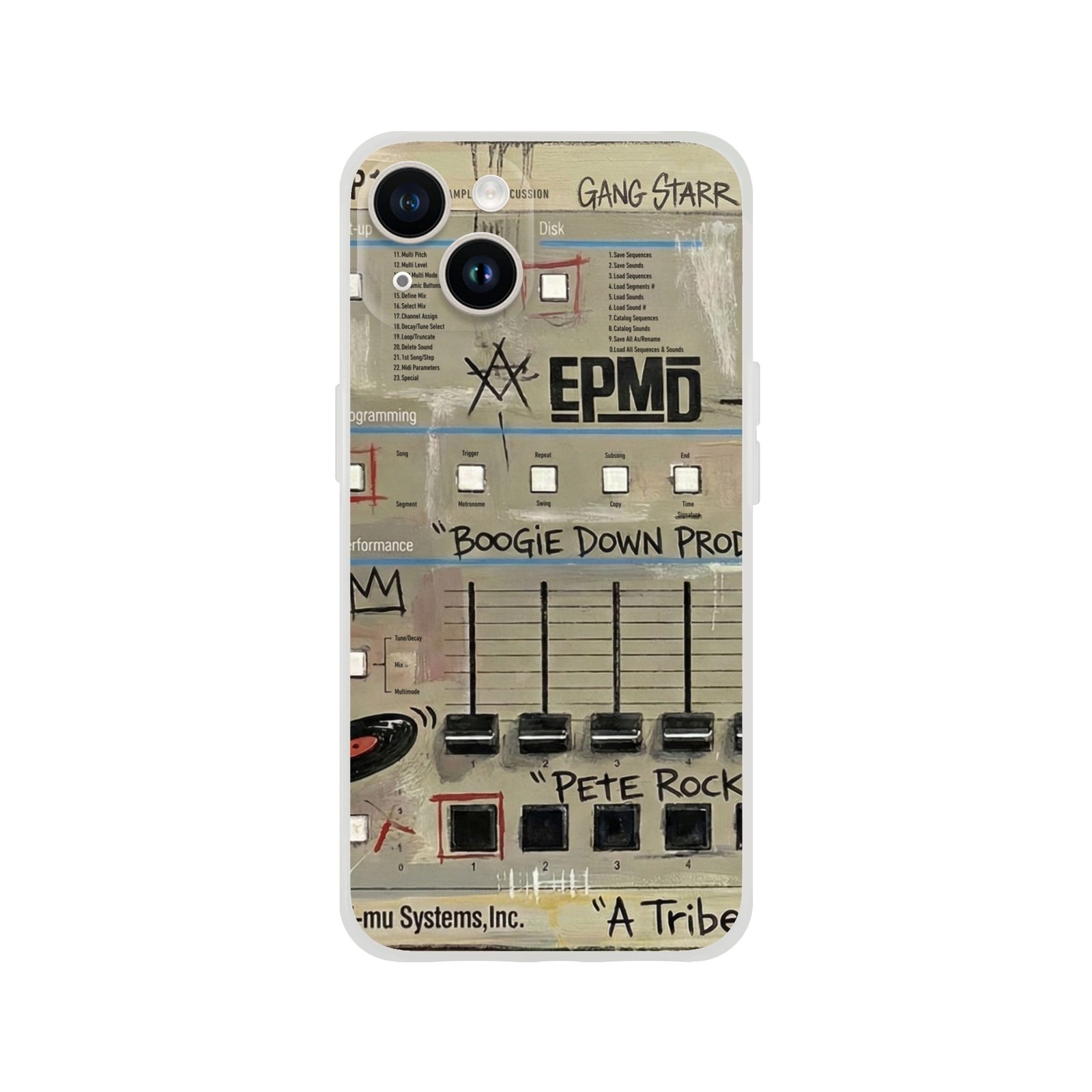 coque iphone drum machine design Analog Icons Drum Machine No.01 version Flexi