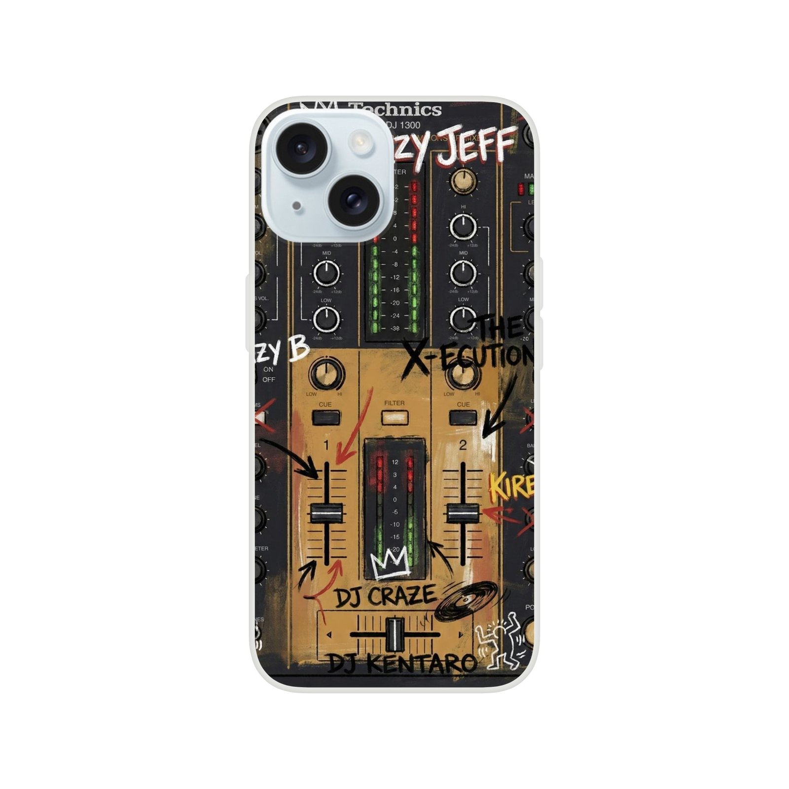 coque iphone dj design Analog Icons Mixer No.01 table de mixage artistique