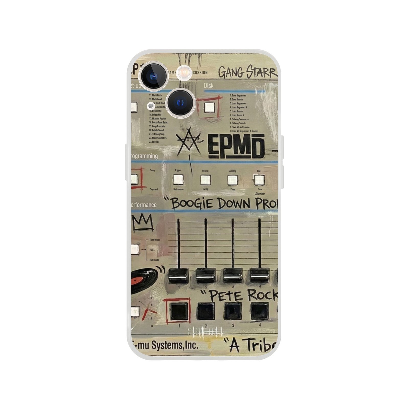 coque iphone drum machine design Analog Icons Drum Machine No.01 version Flexi