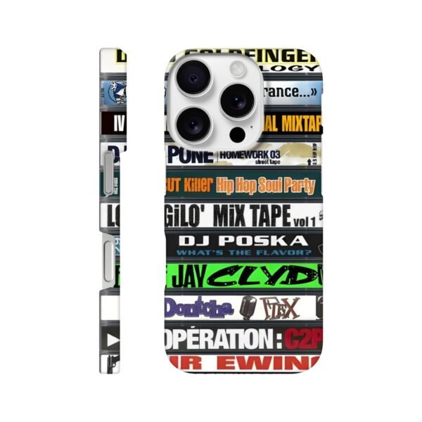 coque iPhone slim mixtapes hip-hop FR 90s