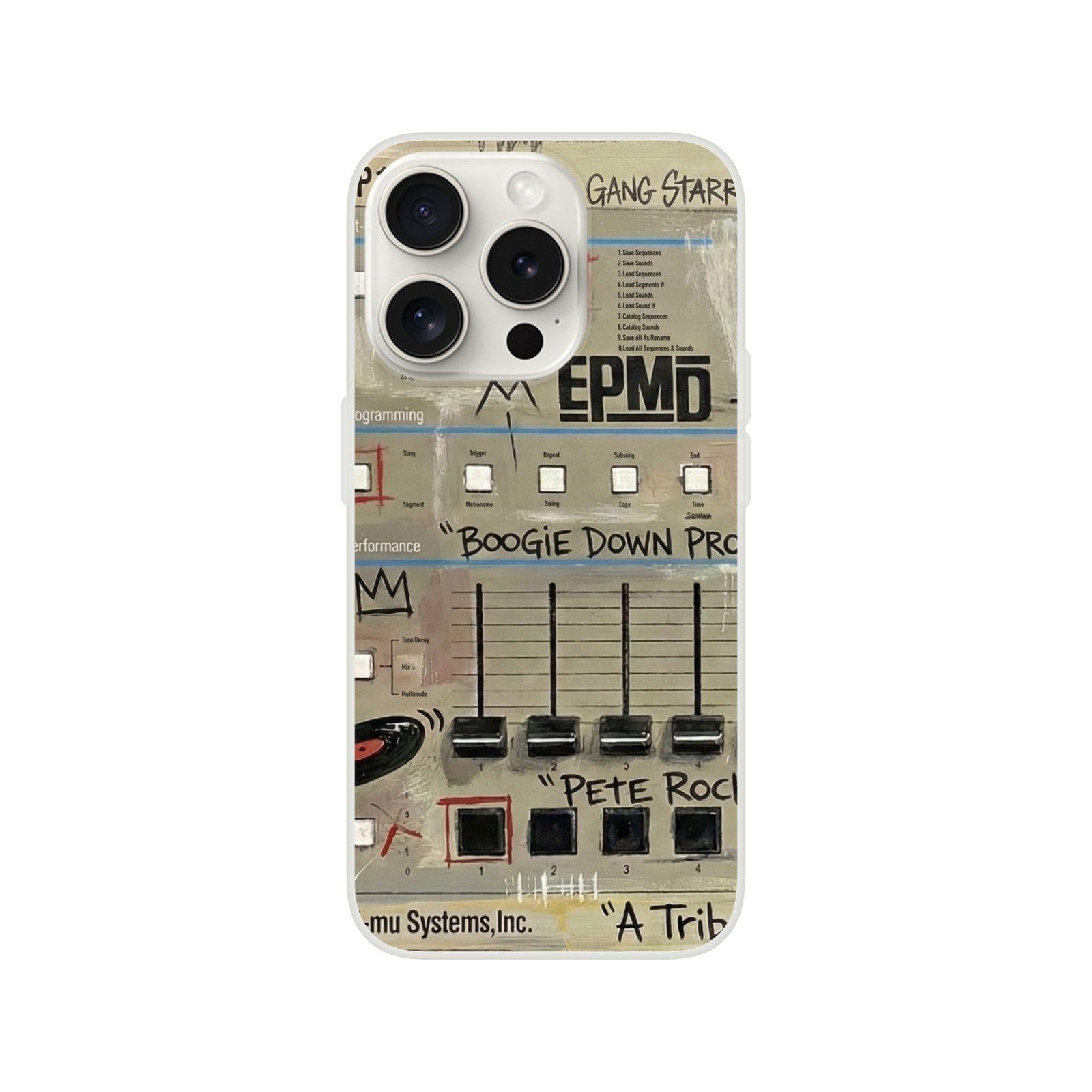 coque iphone drum machine design Analog Icons Drum Machine No.01 version Flexi