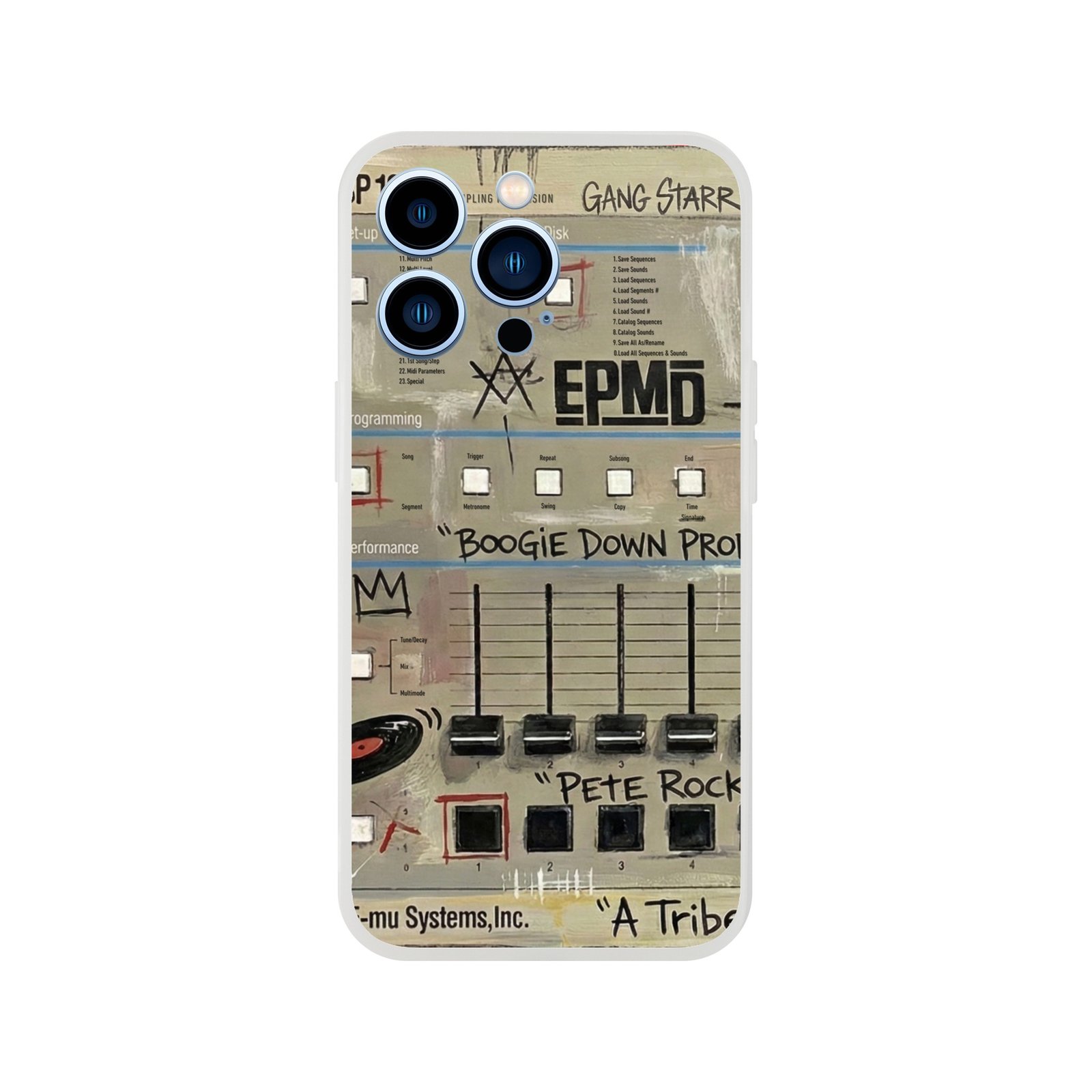 coque iphone drum machine design Analog Icons Drum Machine No.01 version Flexi
