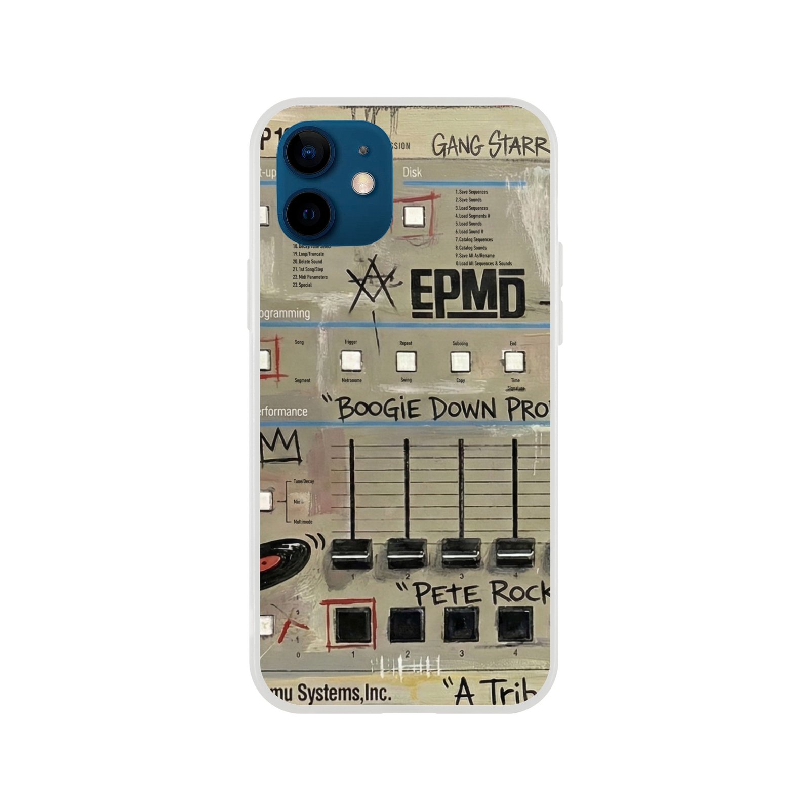 coque iphone drum machine design Analog Icons Drum Machine No.01 version Flexi