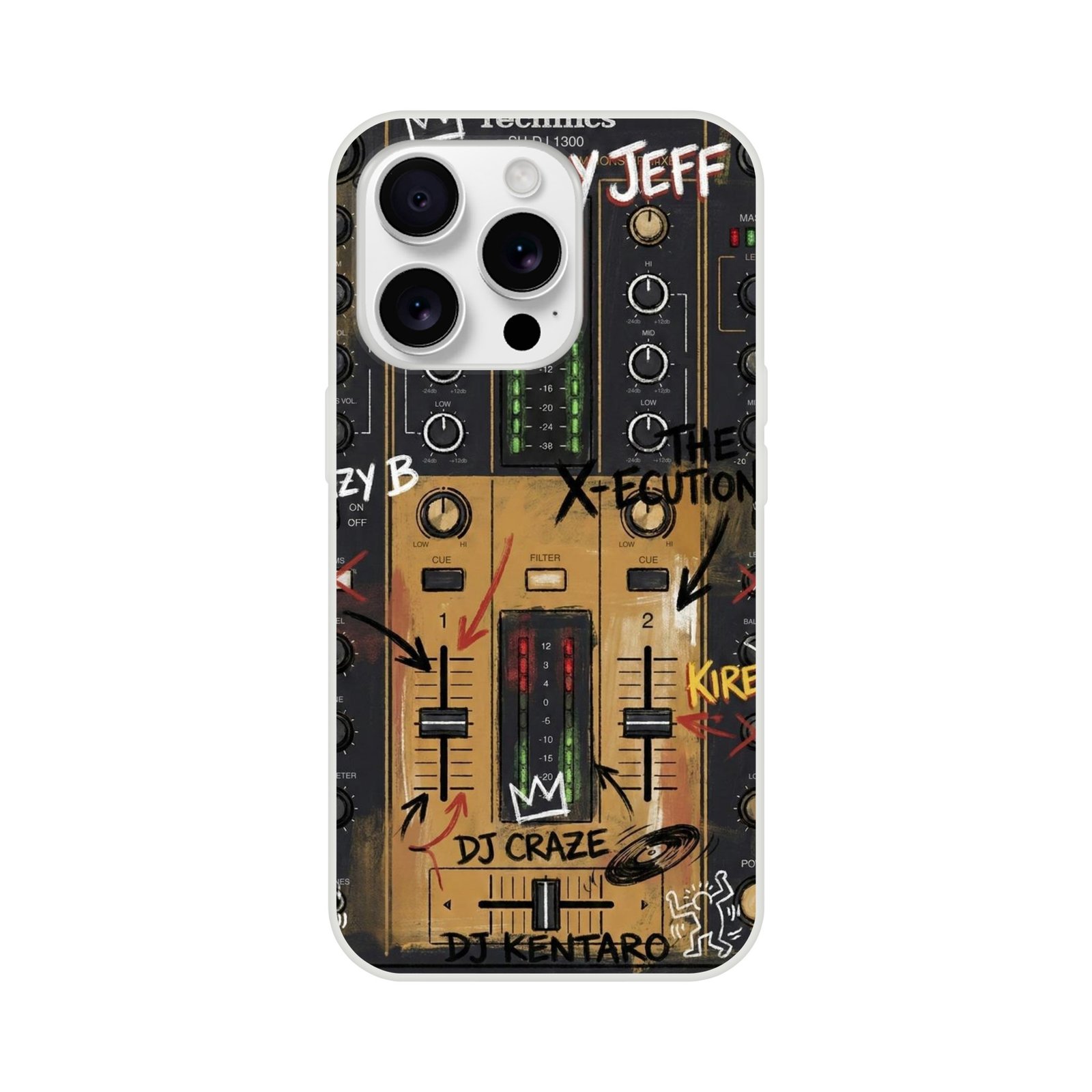 coque iphone dj design Analog Icons Mixer No.01 table de mixage artistique