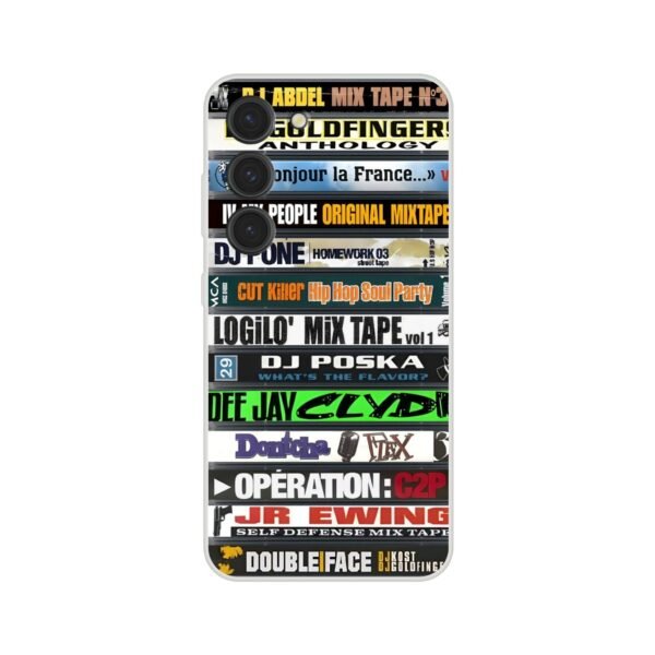 coque Samsung flexi mixtapes hip-hop FR 90s