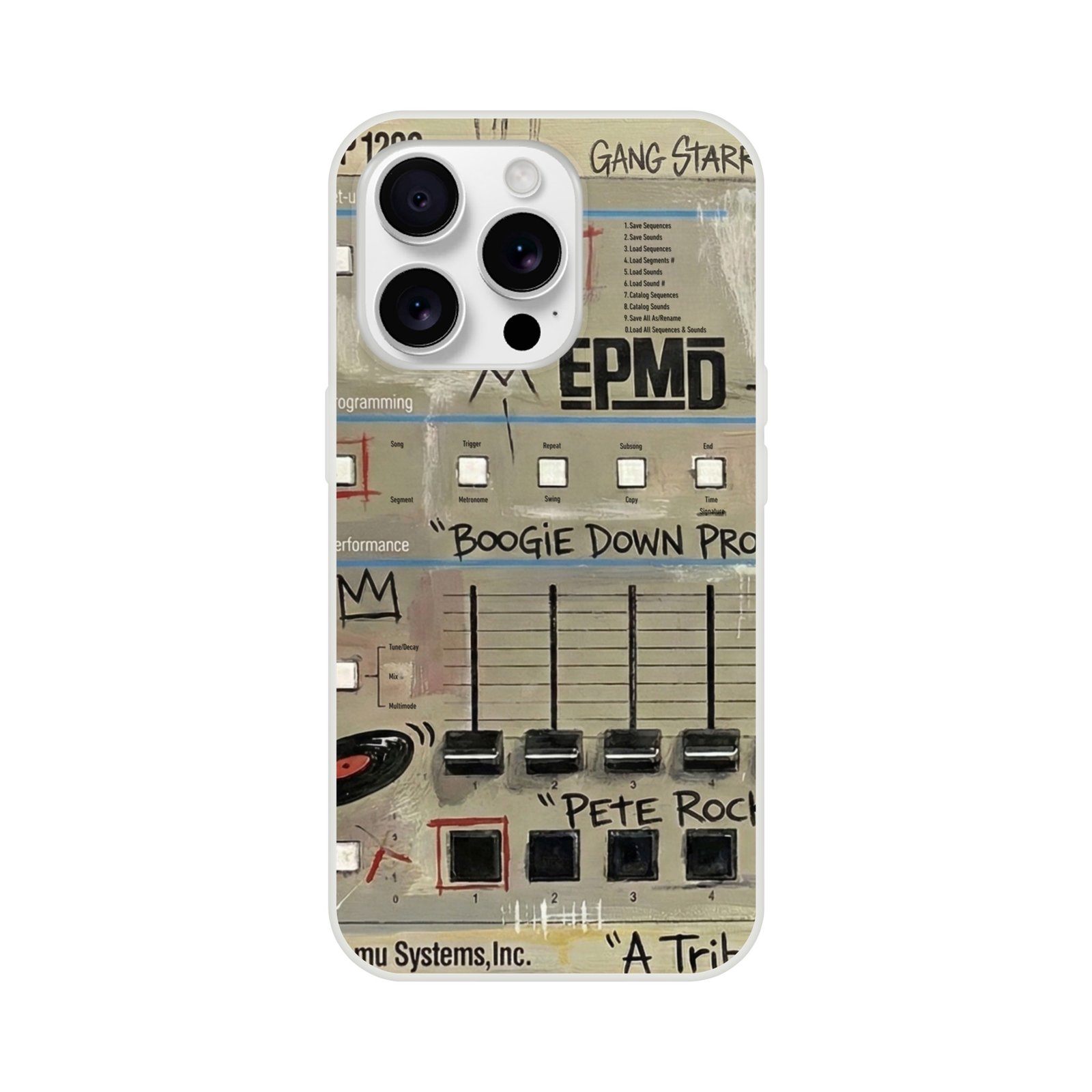 coque iphone drum machine design Analog Icons Drum Machine No.01 version Flexi