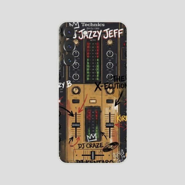 coque samsung dj design Analog Icons Mixer No.01 version Flexi