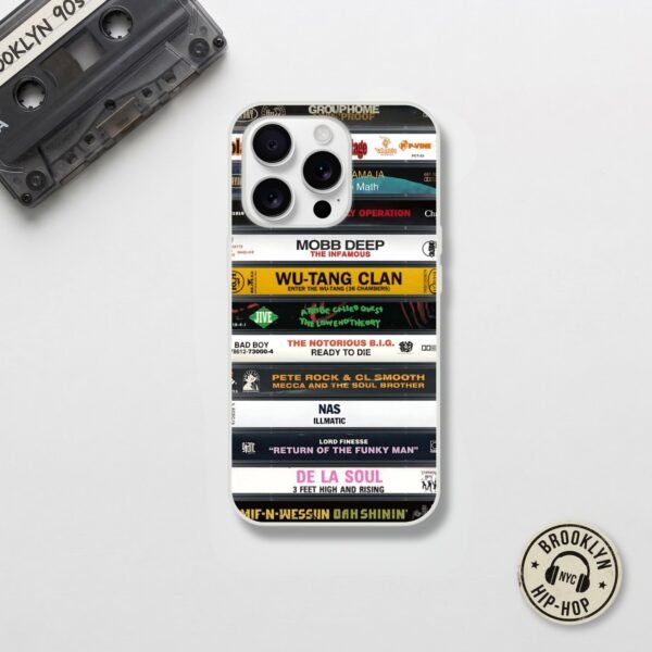 Coque téléphone Hip-Hop Spines K7 Wax & Wear