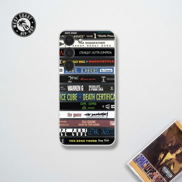 Coque téléphone Hip-Hop Spines K7 Wax & Wear