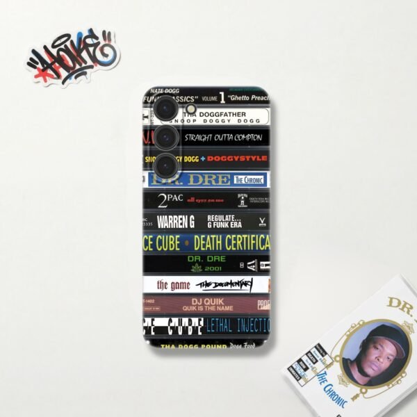 Coque téléphone Hip-Hop Spines K7 Wax & Wear