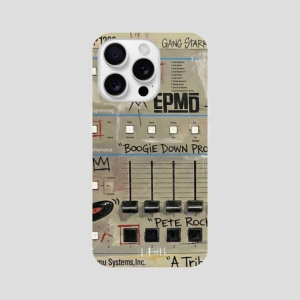 coque iPhone drum machine design