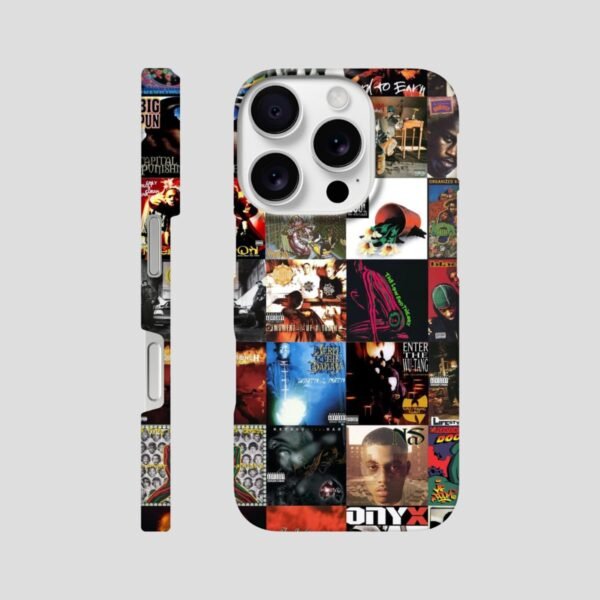 coque iPhone slim vinyles East Coast albums rap new york
