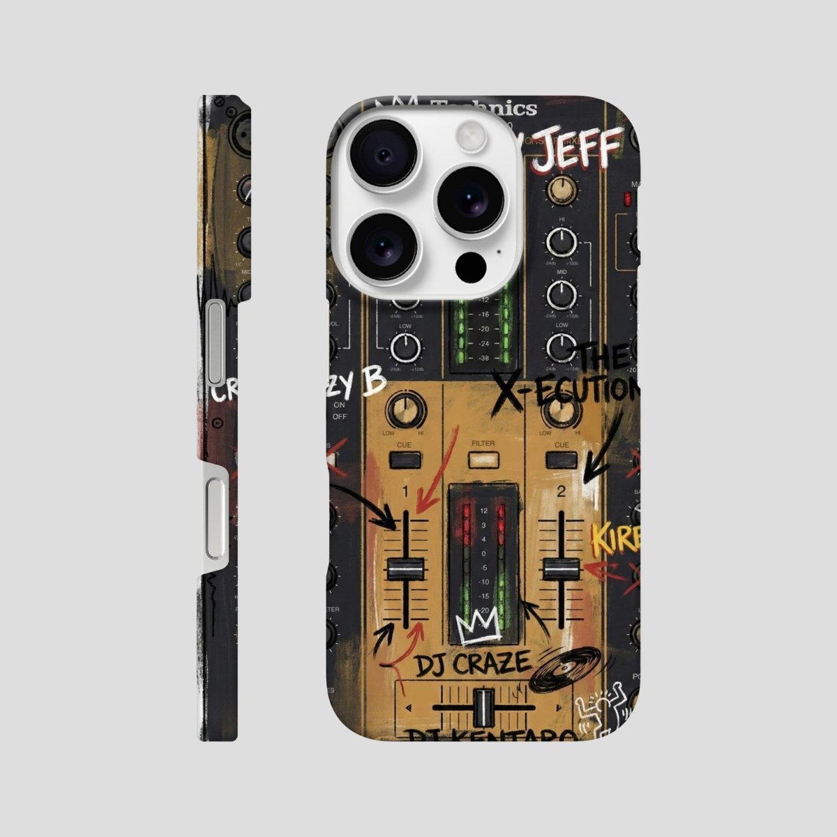 coque iPhone table de mixage design