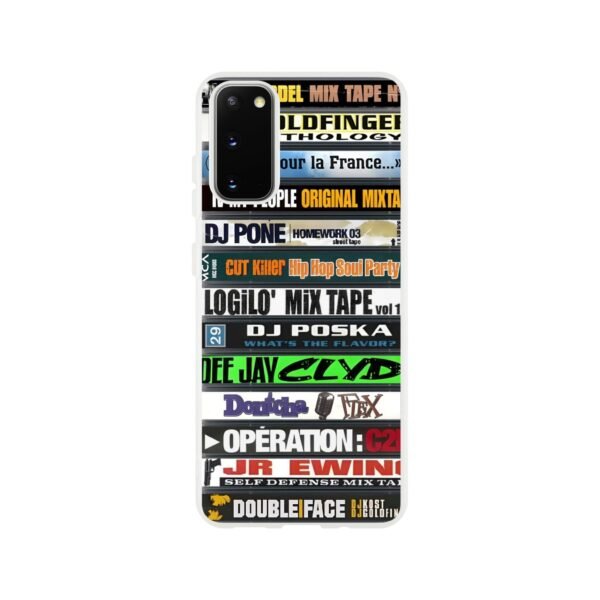 coque Samsung flexi mixtapes hip-hop FR 90s