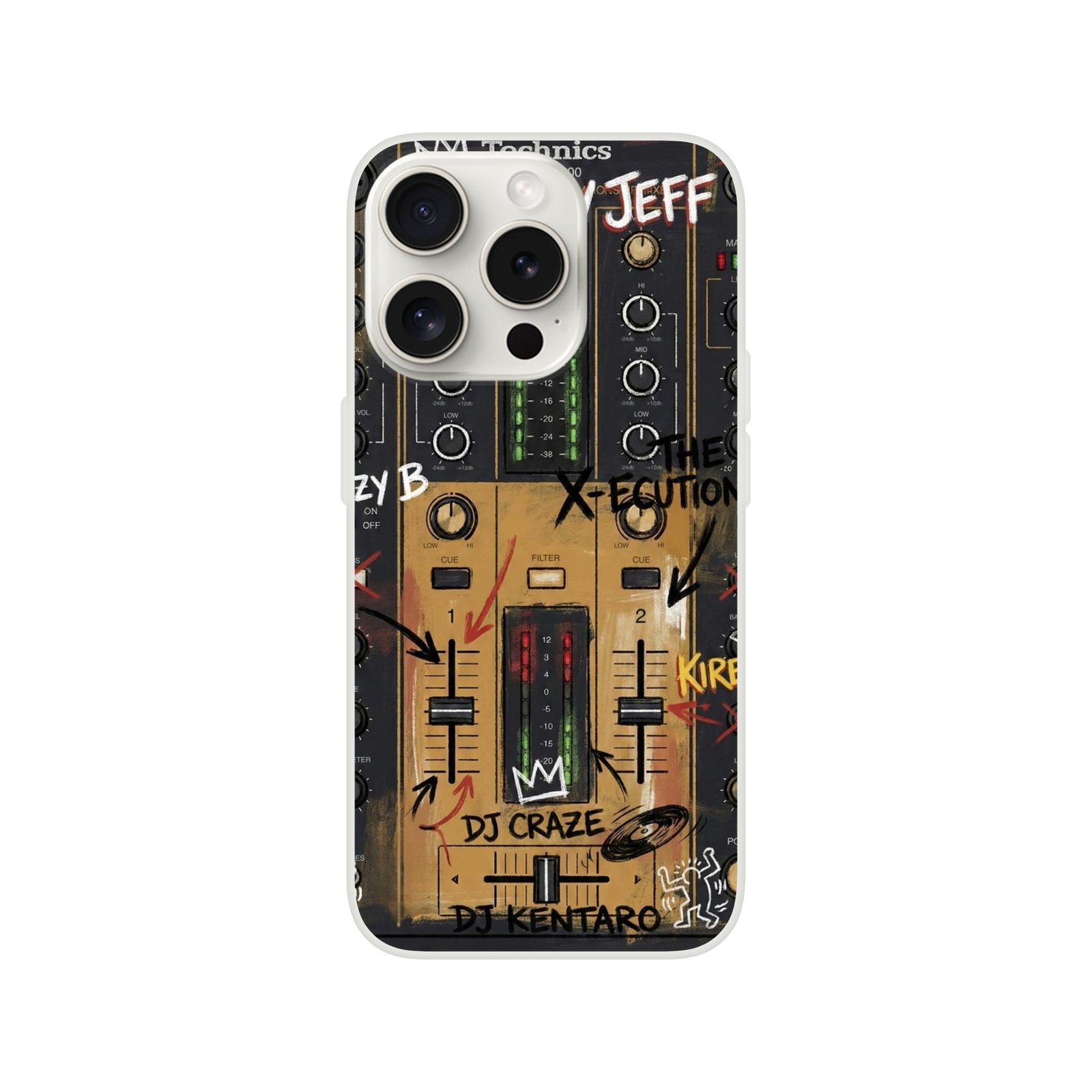 coque iphone dj design Analog Icons Mixer No.01 table de mixage artistique