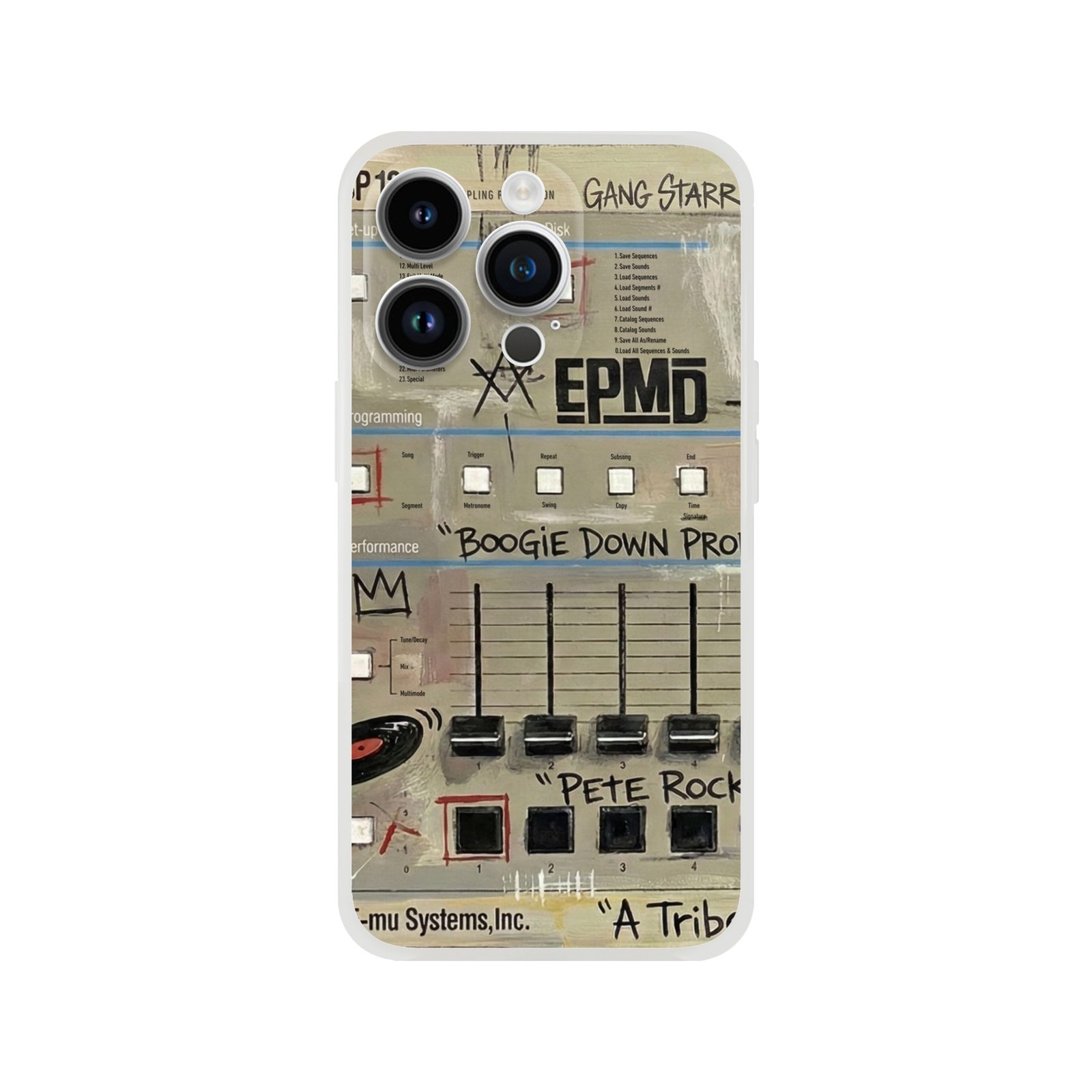 coque iphone drum machine design Analog Icons Drum Machine No.01 version Flexi