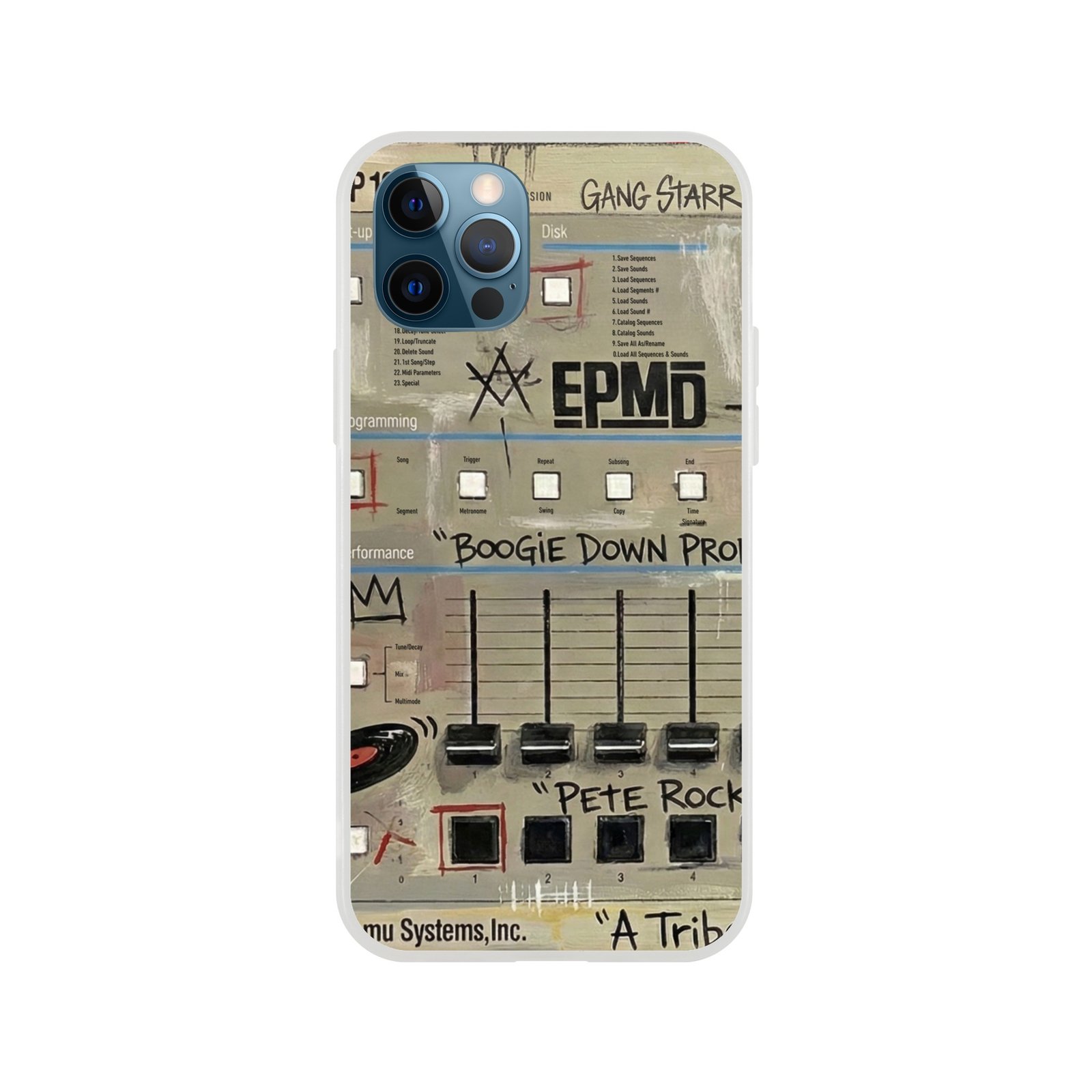 coque iphone drum machine design Analog Icons Drum Machine No.01 version Flexi