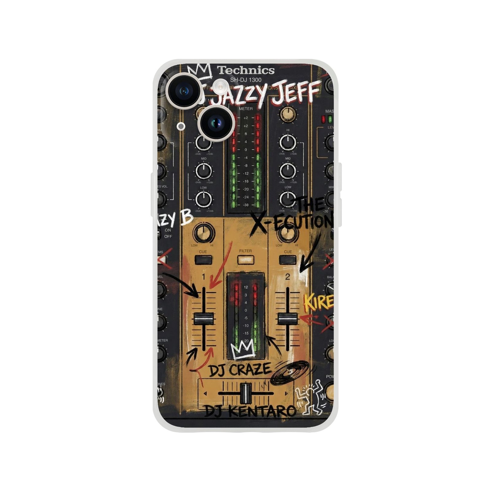 coque iphone dj design Analog Icons Mixer No.01 table de mixage artistique