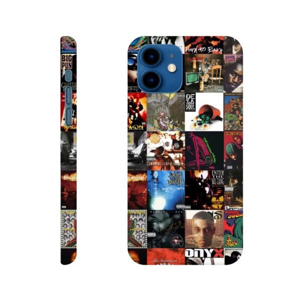 Coque iPhone 12 Slim vinyles hip hop east coast