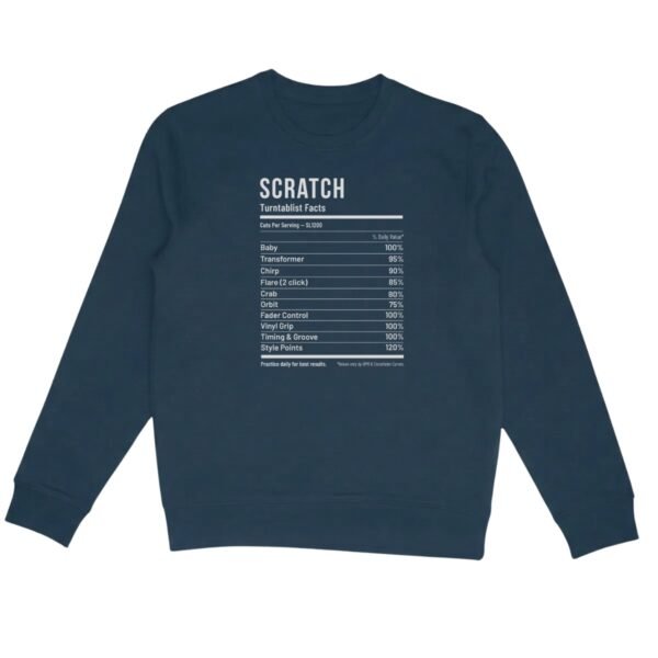 Groove Facts #Scratch – Sweat unisexe - Blue Scratch, 3XL