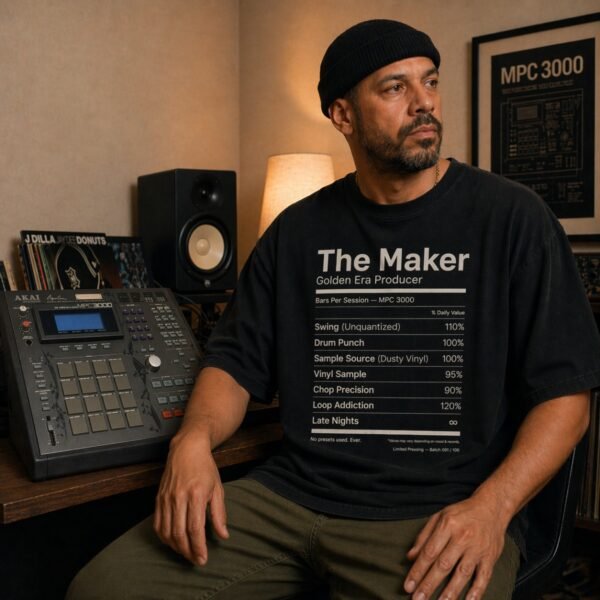 T-shirt Beatmaker Oversize Groove Facts Lifestyle