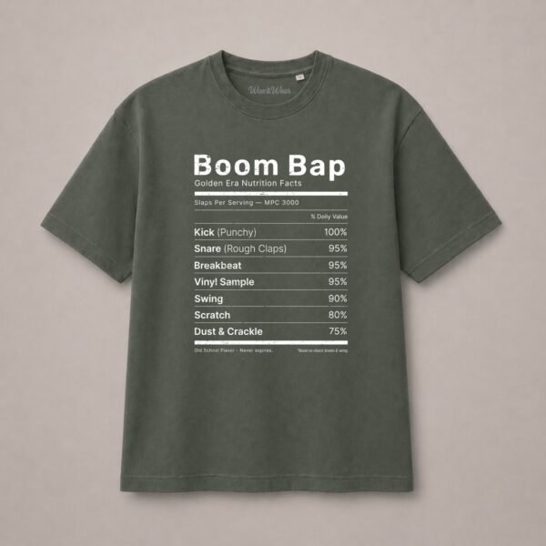 T-shirt Boom Bap oversize