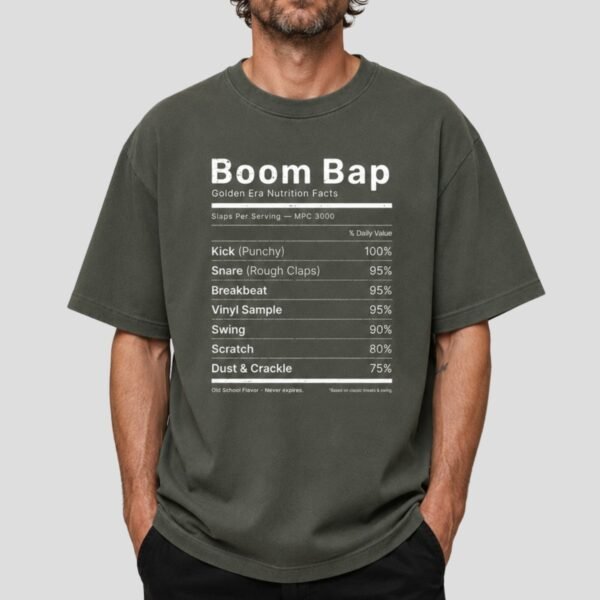 T-shirt Boom Bap oversize studio