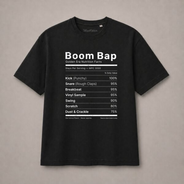 T-shirt Boom Bap oversize
