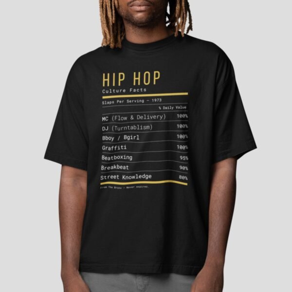 T-shirt hip-hop culture Groove Facts mockup studio