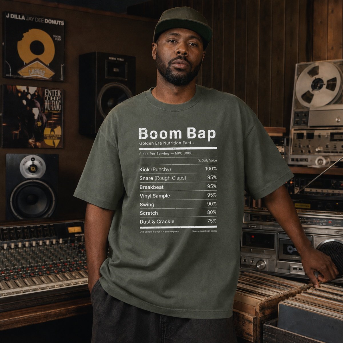 T-shirt Boom Bap oversize lifestyle