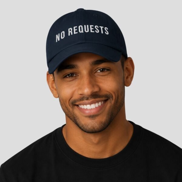casquette dj No Requests mockup studio