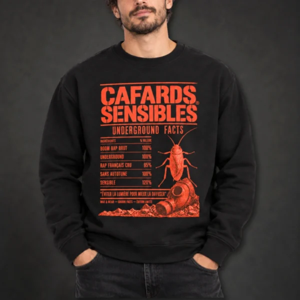 sweat cafards sensibles studio